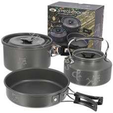 NGT Aluminium Outdoor 3pc Cook Set 